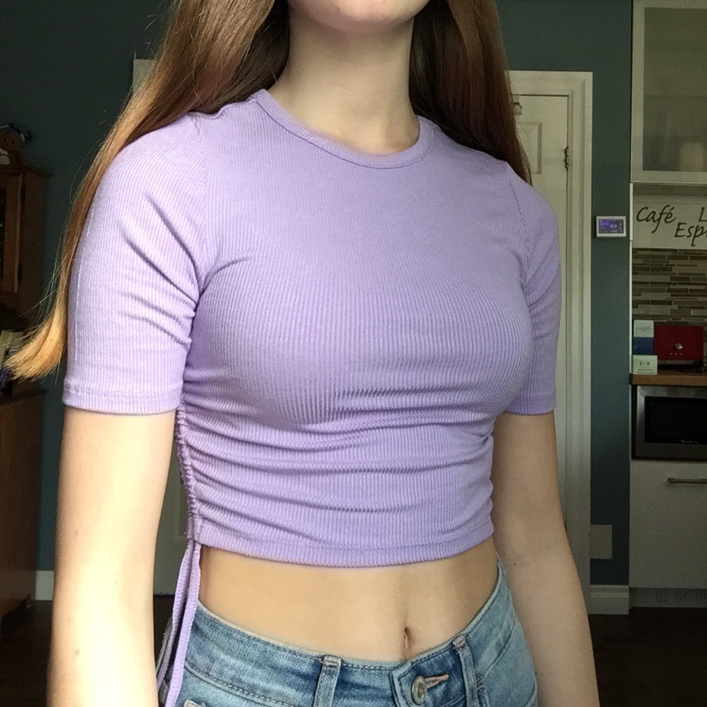 Cute purple top